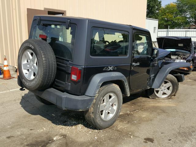 1C4AJWAG4EL281709 - 2014 JEEP WRANGLER S BLACK photo 4