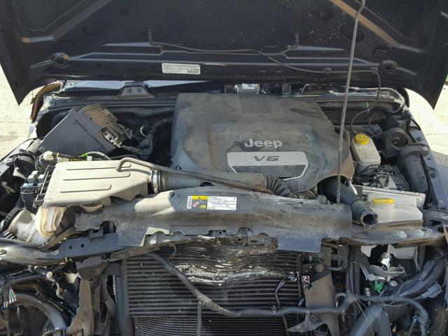 1C4AJWAG4EL281709 - 2014 JEEP WRANGLER S BLACK photo 7