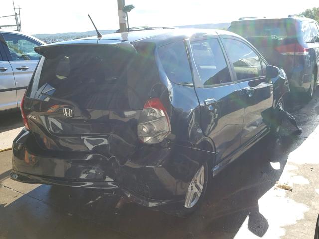 JHMGD386X7S001098 - 2007 HONDA FIT S 黑色 照片 4