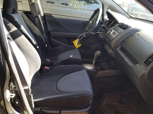 JHMGD386X7S001098 - 2007 HONDA FIT S 黑色 照片 5