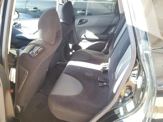 JHMGD386X7S001098 - 2007 HONDA FIT S 黑色 照片 6