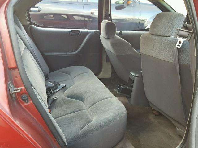 1P3EJ46C3XN588310 - 1999 PLYMOUTH BREEZE BAS RED photo 6