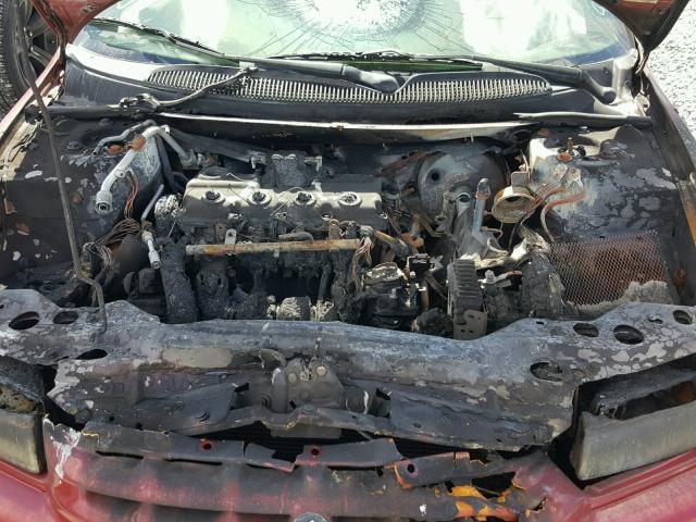 1P3EJ46C3XN588310 - 1999 PLYMOUTH BREEZE BAS RED photo 7