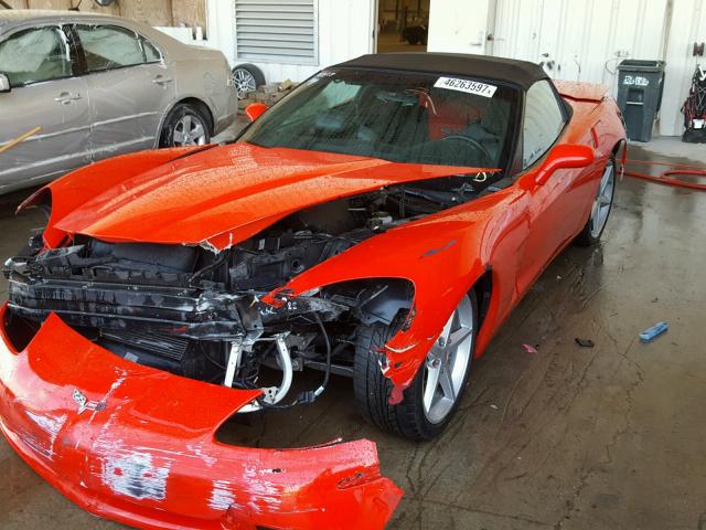 1G1YE3DW3D5104522 - 2013 CHEVROLET CORVETTE RED photo 2