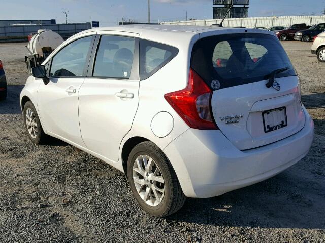 3N1CE2CPXGL403650 - 2016 NISSAN VERSA NOTE WHITE photo 3