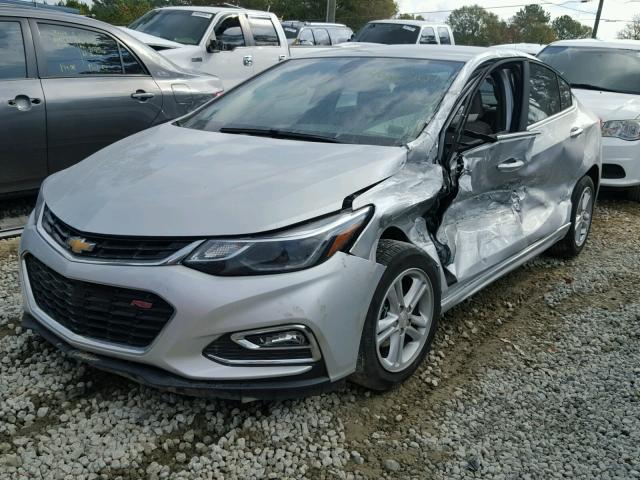 1G1BE5SM5G7265398 - 2016 CHEVROLET CRUZE LT SILVER photo 2