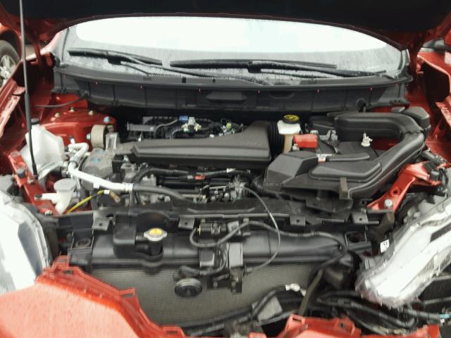 KNMAT2MV5GP708954 - 2016 NISSAN ROGUE S RED photo 7