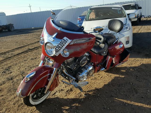 56KTCAAAXE3312263 - 2014 INDIAN MOTORCYCLE CO. CHIEFTAIN RED photo 2