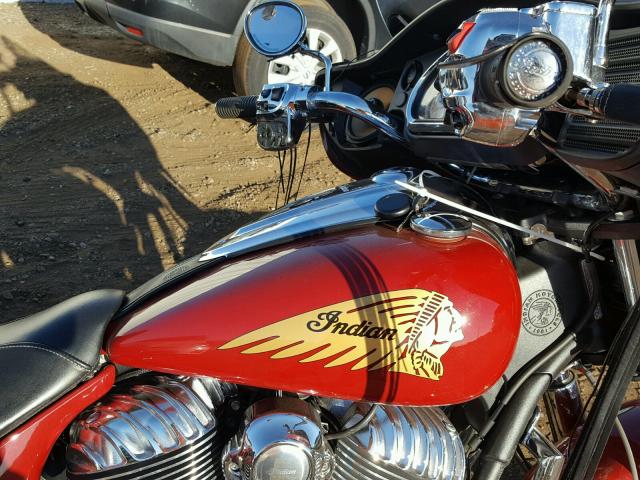 56KTCAAAXE3312263 - 2014 INDIAN MOTORCYCLE CO. CHIEFTAIN RED photo 5