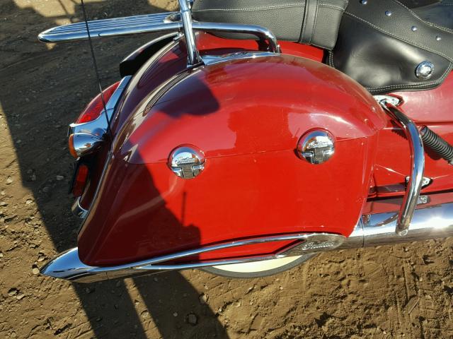 56KTCAAAXE3312263 - 2014 INDIAN MOTORCYCLE CO. CHIEFTAIN RED photo 9