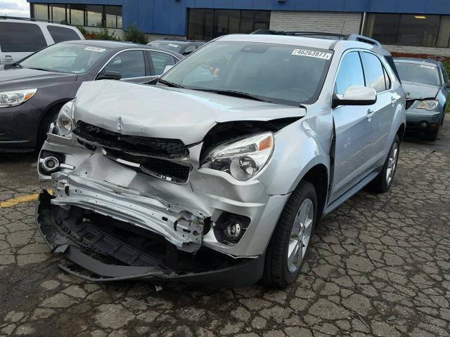 2GNALPEK2D6128730 - 2013 CHEVROLET EQUINOX LT SILVER photo 2