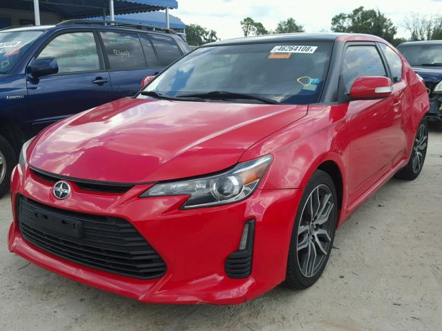 JTKJF5C72E3074298 - 2014 TOYOTA SCION TC 红色 照片 2