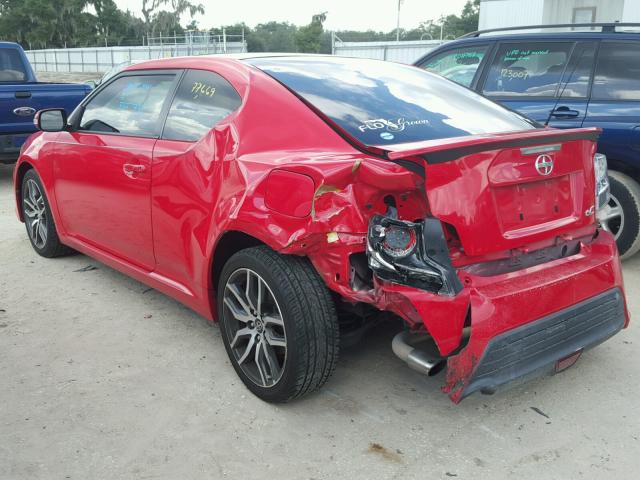 JTKJF5C72E3074298 - 2014 TOYOTA SCION TC 红色 照片 3