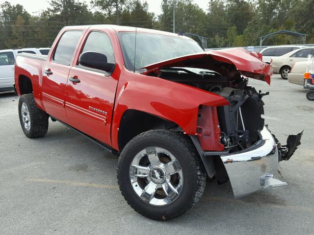 3GCPCSE00CG217753 - 2012 CHEVROLET SILVERADO RED photo 1