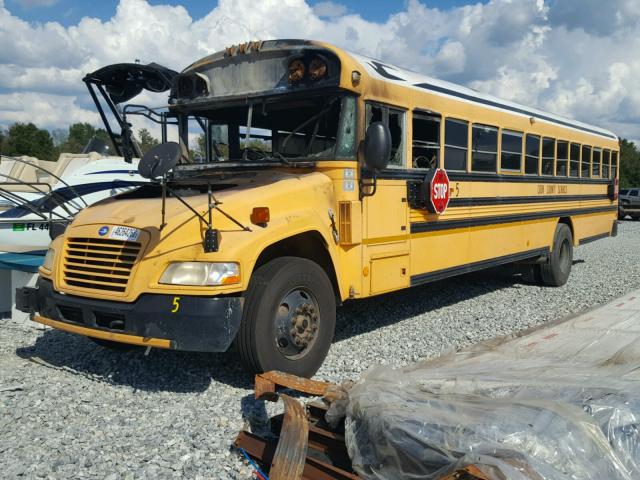 1BAKGCKA68F248008 - 2008 BLUE BIRD SCHOOL BUS YELLOW photo 2