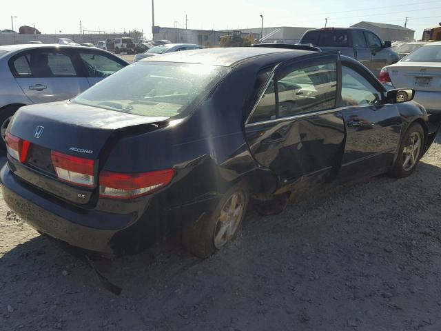 1HGCM56614A144197 - 2004 HONDA ACCORD EX BLACK photo 4