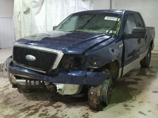 1FTRW14W27FA91774 - 2007 FORD F150 SUPER BLUE photo 2