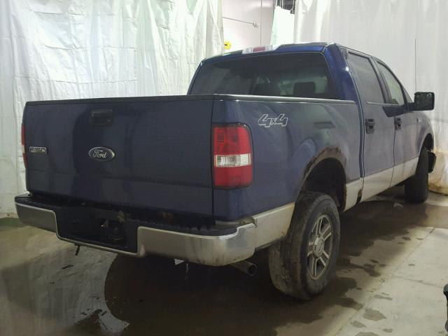 1FTRW14W27FA91774 - 2007 FORD F150 SUPER BLUE photo 4