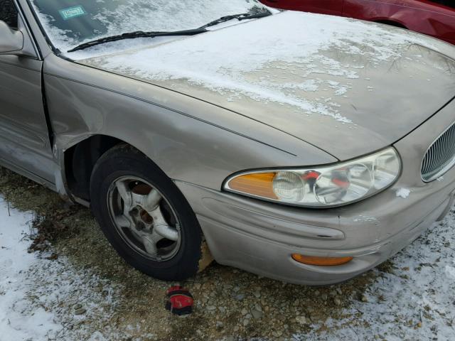 1G4HP54K214270392 - 2001 BUICK LESABRE CU BEIGE photo 9