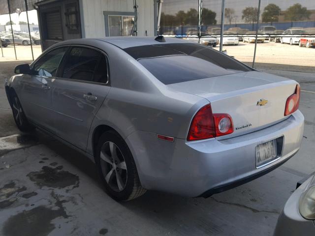 1G1ZC5E04CF291715 - 2012 CHEVROLET MALIBU 1LT SILVER photo 3