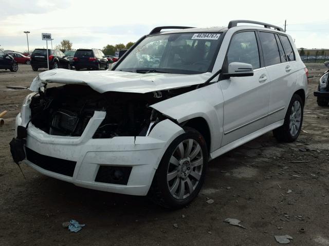 WDCGG8HB8BF679704 - 2011 MERCEDES-BENZ GLK 350 4M WHITE photo 2