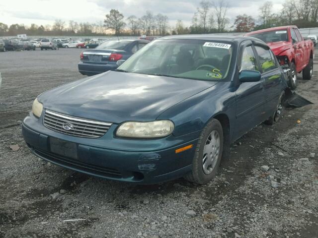 1G1ND52J9X6245263 - 1999 CHEVROLET MALIBU GREEN photo 2