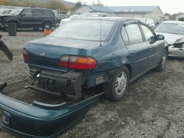 1G1ND52J9X6245263 - 1999 CHEVROLET MALIBU GREEN photo 4