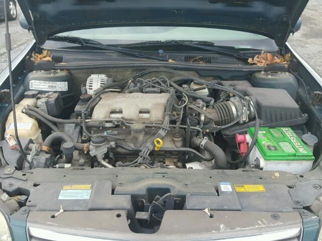 1G1ND52J9X6245263 - 1999 CHEVROLET MALIBU GREEN photo 7