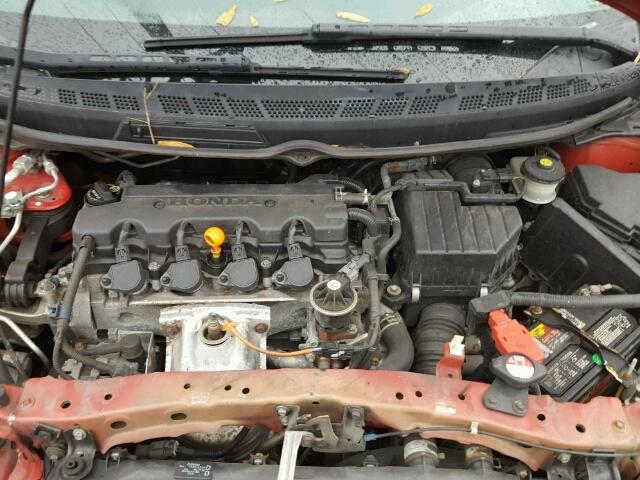 2HGFG1B99BH509902 - 2011 HONDA CIVIC EXL Rojo foto 7