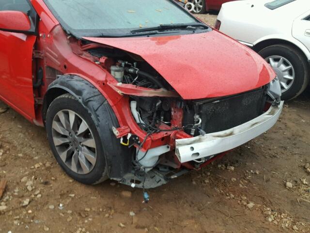 2HGFG1B99BH509902 - 2011 HONDA CIVIC EXL Rojo foto 9