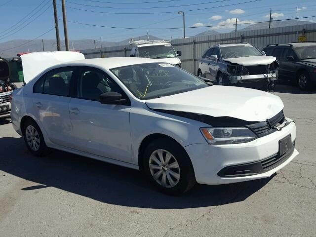 3VW2K7AJ9EM399219 - 2014 VOLKSWAGEN JETTA BASE 白色 照片 1