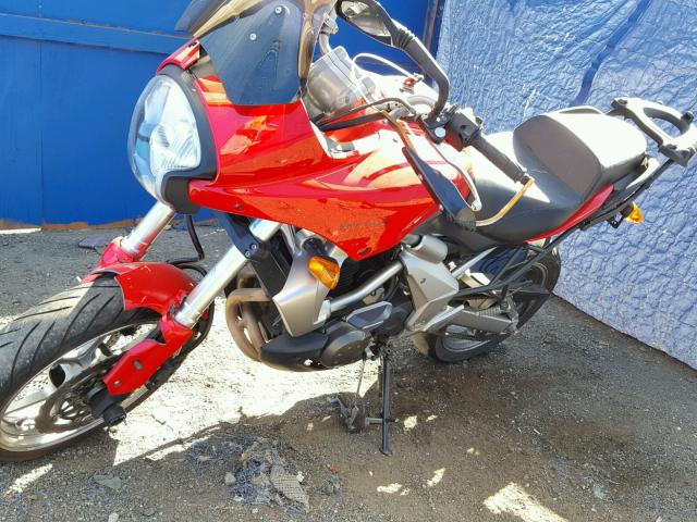 JKALEEA1X8A019142 - 2008 KAWASAKI KLE650 A RED photo 2