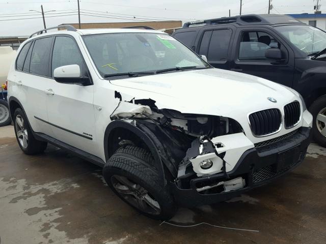 5UXFE43509L261732 - 2009 BMW X5 XDRIVE3 WHITE photo 1