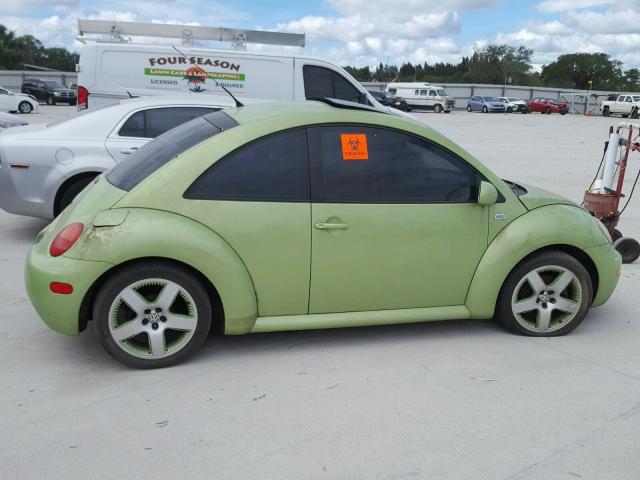 3VWCD21C23M420248 - 2003 VOLKSWAGEN NEW BEETLE GREEN photo 9