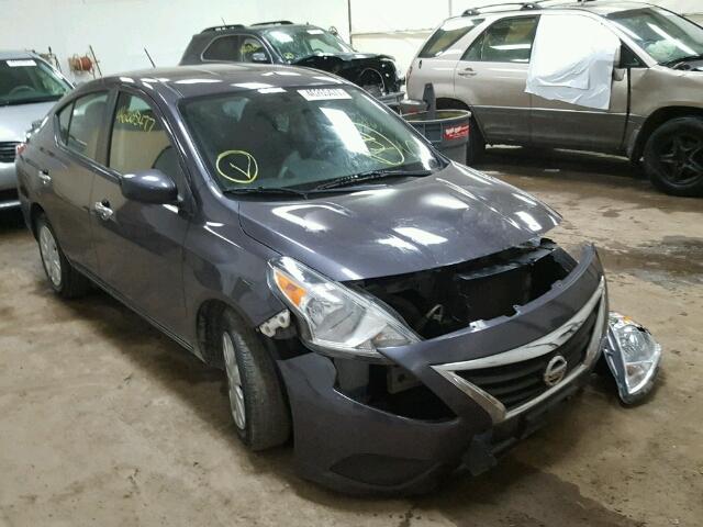 3N1CN7AP9FL838741 - 2015 NISSAN VERSA S GRAY photo 1