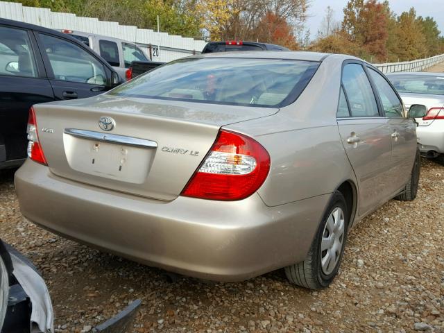 4T1BE32KX4U902336 - 2004 TOYOTA CAMRY LE TAN photo 4