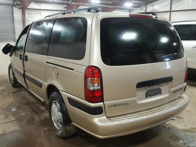 1GNDV23E95D123888 - 2005 CHEVROLET VENTURE LS GOLD photo 3