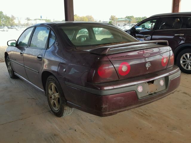 2G1WH52K739293798 - 2003 CHEVROLET IMPALA LS RED photo 3