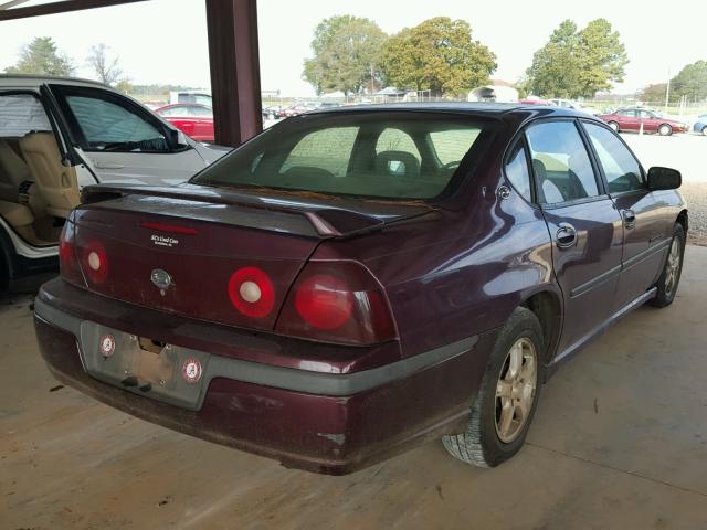 2G1WH52K739293798 - 2003 CHEVROLET IMPALA LS RED photo 4