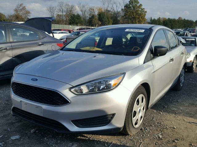 1FADP3E29FL304398 - 2015 FORD FOCUS S SILVER photo 2