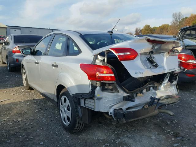 1FADP3E29FL304398 - 2015 FORD FOCUS S SILVER photo 3