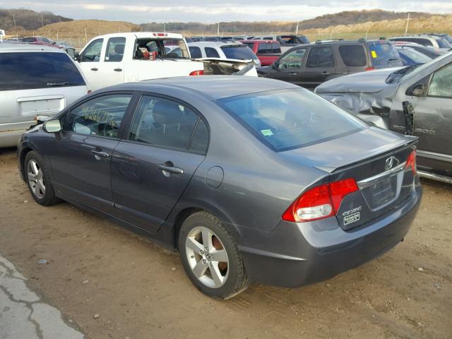 19XFA1F60BE001541 - 2011 HONDA CIVIC LX-S GRAY photo 3