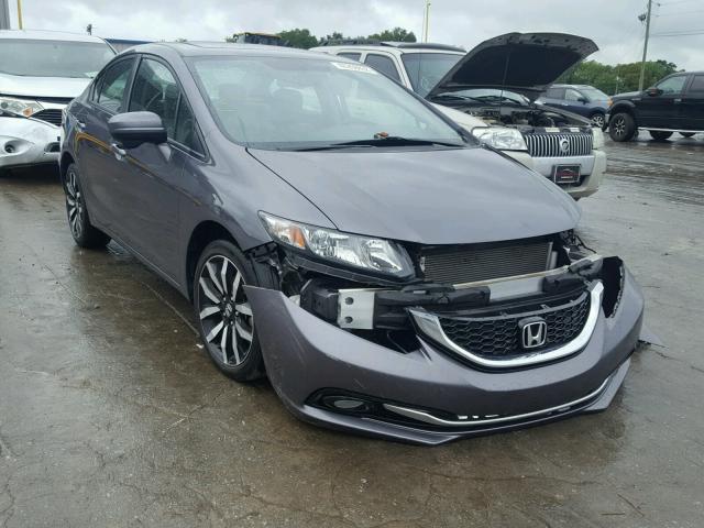 19XFB2F92FE077345 - 2015 HONDA CIVIC EXL 绿色 照片 1