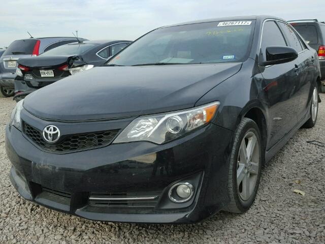 4T1BF1FKXEU838652 - 2014 TOYOTA CAMRY L BLACK photo 2