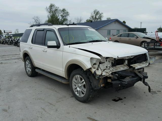 1FMEU7E84AUA22526 - 2010 FORD EXPLORER E WHITE photo 1