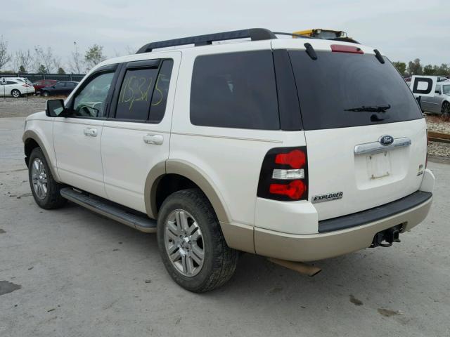 1FMEU7E84AUA22526 - 2010 FORD EXPLORER E WHITE photo 3