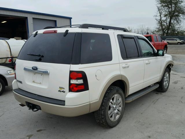 1FMEU7E84AUA22526 - 2010 FORD EXPLORER E WHITE photo 4