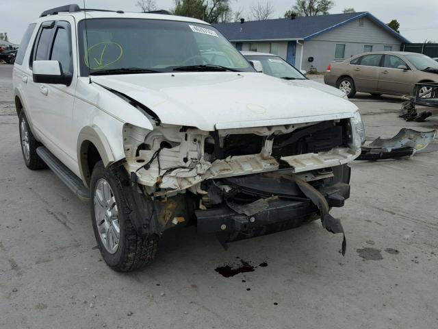 1FMEU7E84AUA22526 - 2010 FORD EXPLORER E WHITE photo 9