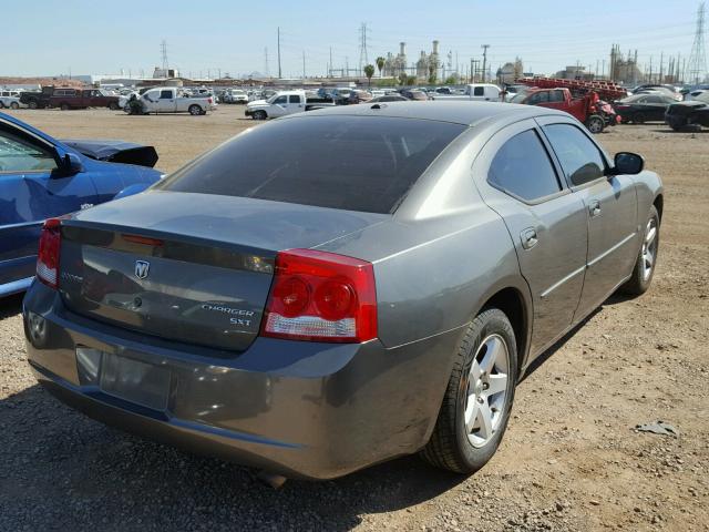 2B3CA3CV1AH226209 - 2010 DODGE CHARGER SX GRAY photo 4