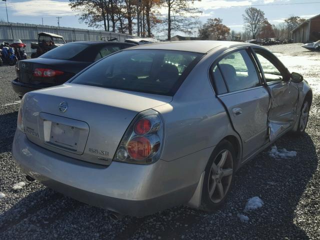 1N4BL11D05C375549 - 2005 NISSAN ALTIMA SE SILVER photo 4